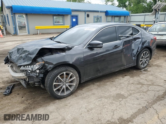2016 Acura TLX Advance with VIN 19UUB3F74GA000641, listed as a Copart auction lot 55350555 with 135,221 mi miles and Salvage title. Bid and sale history available at DreamBid. Image 1.