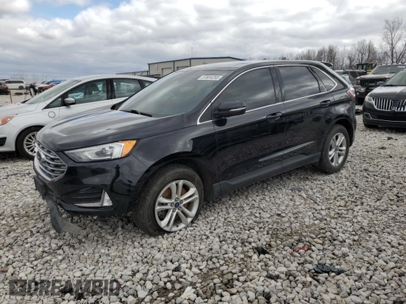 2020 Ford Edge SEL with VIN 2FMPK4J91LBB66541, listed as a Copart auction lot 51804255 with 128,900 mi miles and Salvage Title. Bid and sale history available at carsss.com. Image 1.