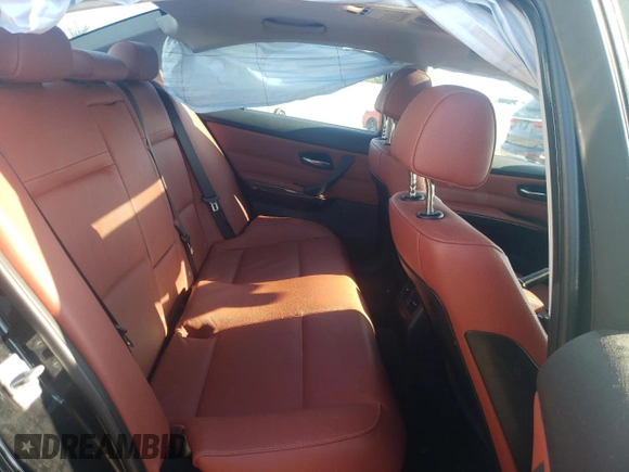 2011 BMW 3 Series 335i xDrive with VIN WBAPL5C53BA742753, listed as a Copart auction lot 61596655 with Not provided miles and Salvage title. Bid and sale history available at DreamBid. Image 10.