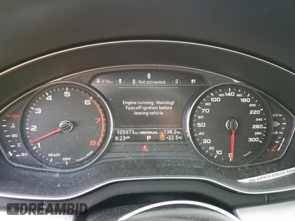2018 Audi Q5 Premium Plus with VIN WA1BNAFY7J2190716, listed as a Copart auction lot 61136185 with 105,973 mi miles and Clean title. Bid and sale history available at DreamBid. Image 9.