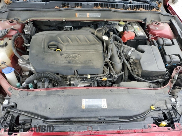 2017 Ford Fusion SE with VIN 3FA6P0HD4HR262327, listed as a Copart auction lot 50917175 with 92,969 mi miles and Salvage Title. Bid and sale history available at carsss.com. Image 11.