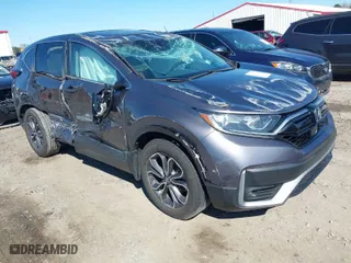 2020 Honda CR-V EX with VIN 2HKRW1H55LH405788, listed as a IAAI auction lot 41827036 with 47,056 mi miles. Bid and sale history available at carsss.com. Image 1.