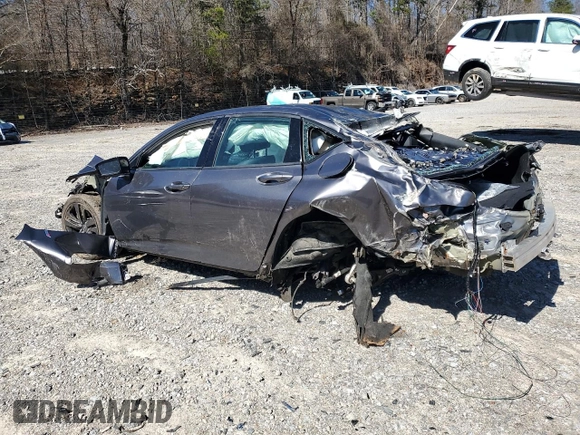 2021 Acura TLX w/A-Spec Package with VIN 19UUB6F5XMA004320, listed as a Copart auction lot 45376125 with Not Provided miles and Salvage Title. Bid and sale history available at carsss.com. Image 2.