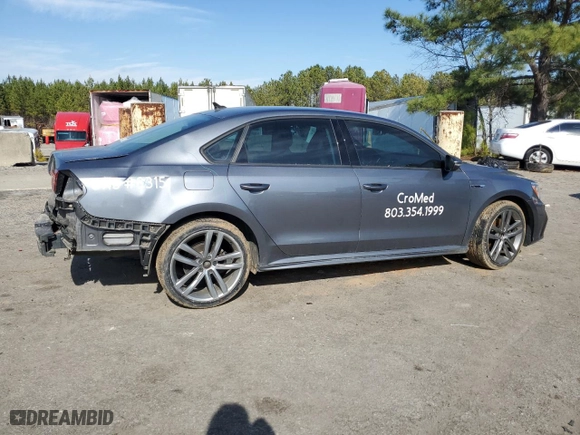 2018 Volkswagen Passat 2.0T S with VIN 1VWAA7A34JC011440, listed as a Copart auction lot 88107165 with 160,290 mi miles and Salvage Title. Bid and sale history available at carsss.com. Image 3.