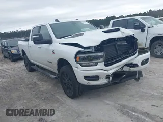 2024 Ram 2500 Laramie with VIN 3C6UR5FL1RG252877, listed as a IAAI auction lot 41458187 with 6,368 mi miles. Bid and sale history available at carsss.com. Image 1.