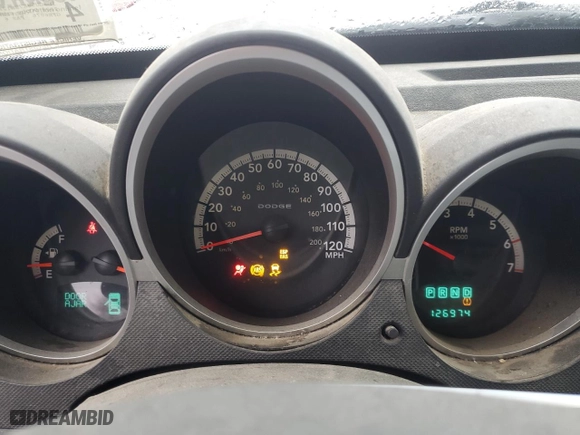 2008 Dodge Nitro SLT with VIN 1D8GU58K78W128560, listed as a Copart auction lot 44351135 with 126,974 mi miles and Salvage Title. Bid and sale history available at carsss.com. Image 9.