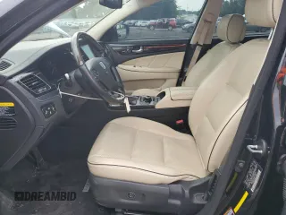 2016 Hyundai Equus Signature with VIN KMHGH4JH4GU105044, listed as a Copart auction lot 62558105 with 145,500 mi miles and Salvage title. Bid and sale history available at DreamBid. Image 7.