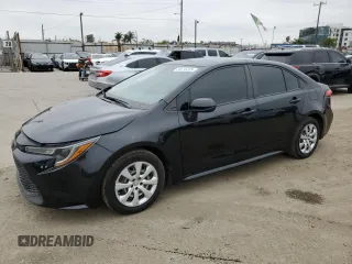 2022 Toyota Corolla LE with VIN JTDEPMAE5NJ215149, listed as a Copart auction lot 55515325 with 107,990 mi miles and Salvage Title. Bid and sale history available at carsss.com. Image 1.