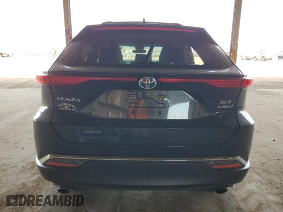 2022 Toyota Venza LE with VIN JTEAAAAHXNJ108764, listed as a Copart auction lot 63929434 with 30,431 mi miles and Salvage Title. Bid and sale history available at carsss.com. Image 6.