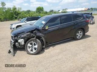2020 Toyota Highlander L with VIN 5TDCZRBH3LS001963, listed as a Copart auction lot 64033055 with 44,918 mi miles and Salvage title. Bid and sale history available at DreamBid. Image 1.
