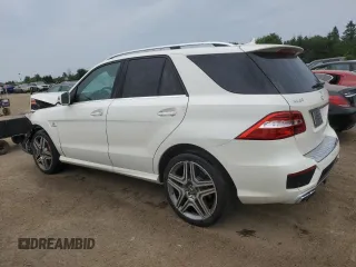 2013 Mercedes-Benz M ML 63 AMG with VIN 4JGDA7EB5DA110524, listed as a Copart auction lot 65643094 with 65,436 mi miles and Salvage Title. Bid and sale history available at carsss.com. Image 2.