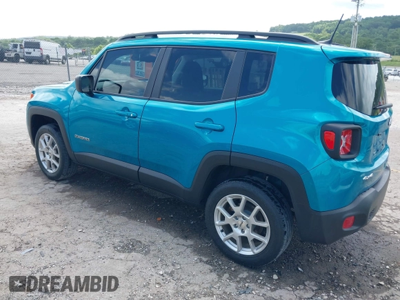 2022 Jeep Renegade Latitude with VIN ZACNJDB10NPN77271, listed as a IAAI auction lot 42512854 with 43,182 mi miles and . Bid and sale history available at DreamBid. Image 3.