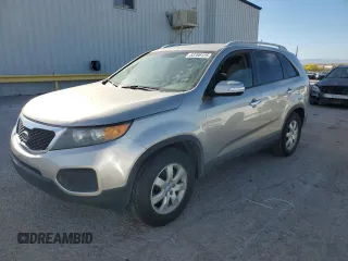 2013 Kia Sorento LX with VIN 5XYKT4A24DG323569, listed as a Copart auction lot 53708125 with 203,985 mi miles and Salvage title. Bid and sale history available at DreamBid. Image 1.