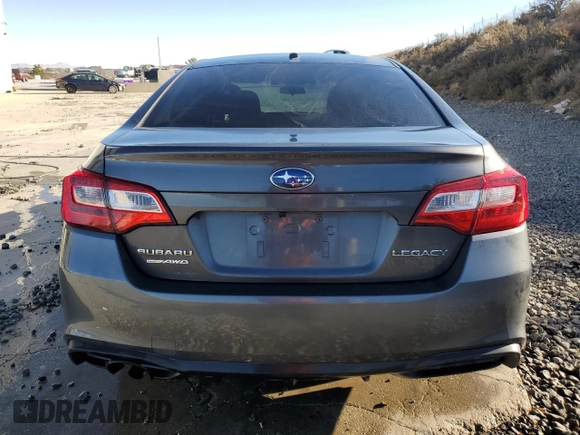 2019 Subaru Legacy with VIN 4S3BNAB67K3015825, listed as a Copart auction lot 83109724 with 80,335 mi miles and Salvage Title. Bid and sale history available at carsss.com. Image 6.