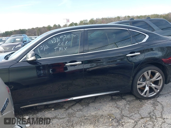 2017 Infiniti Q70 3.7 with VIN JN1BY1PR6HM210363, listed as a IAAI auction lot 41578525 with 111,792 mi miles and . Bid and sale history available at DreamBid. Image 14.