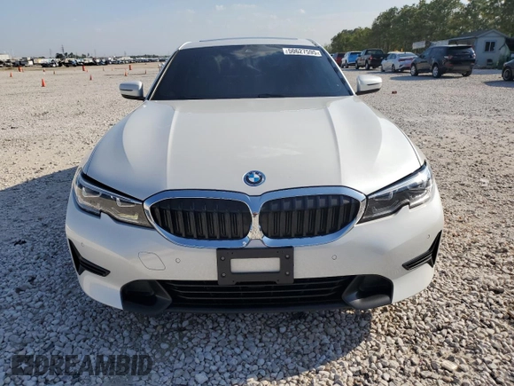 2022 BMW 3 Series 330e with VIN 3MW5P7J03N8C66082, listed as a Copart auction lot 50627595 with 70,799 mi miles and Salvage Title. Bid and sale history available at carsss.com. Image 5.