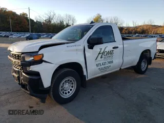 2021 Chevrolet Silverado 1500 Work Truck with VIN 3GCNWAEK4MG286148, listed as a Copart auction lot 75868924 with 47,269 mi miles and Salvage Title. Bid and sale history available at carsss.com. Image 1.