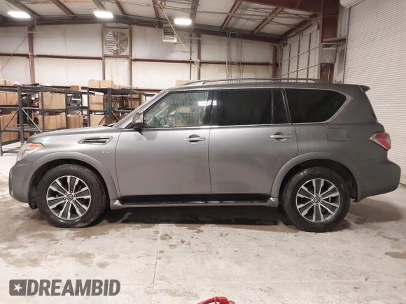 2020 Nissan Armada SL with VIN JN8AY2NC4L9619782, listed as a IAAI auction lot 41554399 with 137,306 mi miles. Bid and sale history available at carsss.com. Image 14.