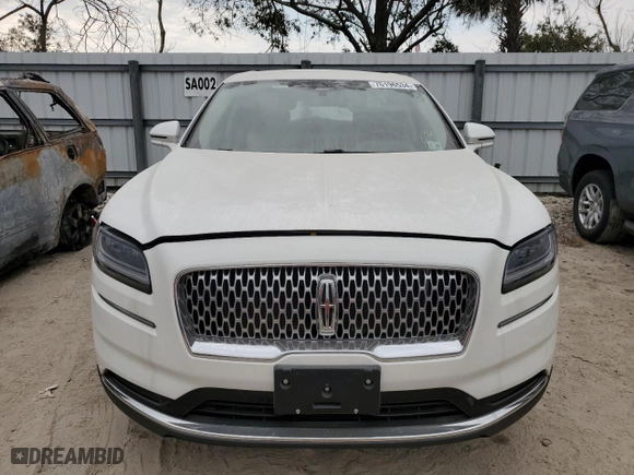 2022 Lincoln Nautilus Standard with VIN 2LMPJ8J95NBL09850, listed as a Copart auction lot 76196534 with 0 mi miles and Salvage Title. Bid and sale history available at carsss.com. Image 5.