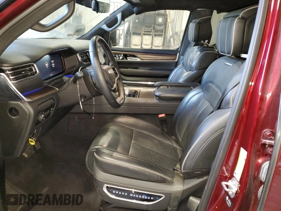 2023 Jeep Grand Wagoneer Series II with VIN 1C4SJSFP9PS529810, listed as a Copart auction lot 79950724 with 29,030 mi miles and Clean title. Bid and sale history available at DreamBid. Image 7.