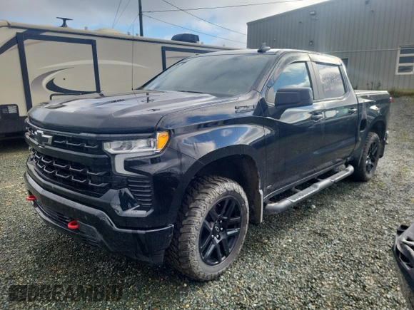 2023 Chevrolet Silverado 1500 RST with VIN 1GCUDEEL4PZ208393, listed as a Copart auction lot 71346124 with Not Provided miles and Non Repairable. Bid and sale history available at DreamBid. Image 1.