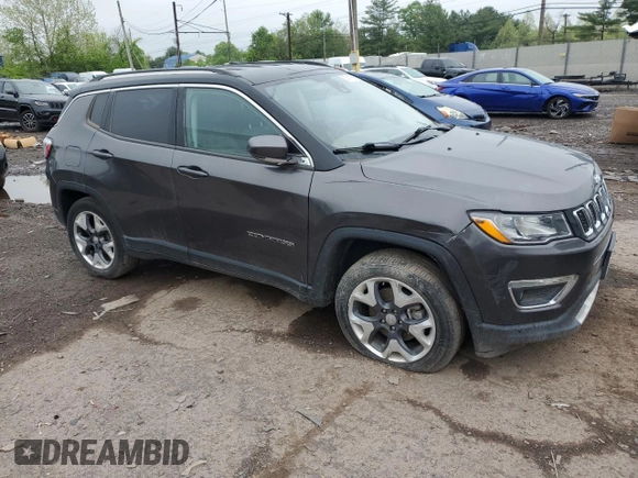 2021 Jeep Compass Limited z VIN 3C4NJDCB8MT604489, wystawiony jako Copart lot #55817885 z przebiegiem 49 357 mil mil oraz Czysty tytuł • Clean title. Historia ofert i sprzedaży dostępna na DreamBid. Obrazek 4.