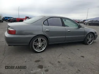 2002 Acura TL w/Navigation with VIN 19UUA56722A022192, listed as a Copart auction lot 46862955 with 274,957 mi miles and Salvage Title. Bid and sale history available at carsss.com. Image 3.