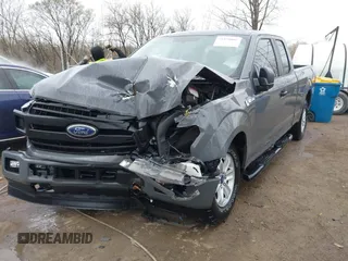 2018 Ford F-150 XL with VIN 1FTEX1EP1JFB25097, listed as a IAAI auction lot 41820009 with 137,138 mi miles and . Bid and sale history available at DreamBid. Image 2.
