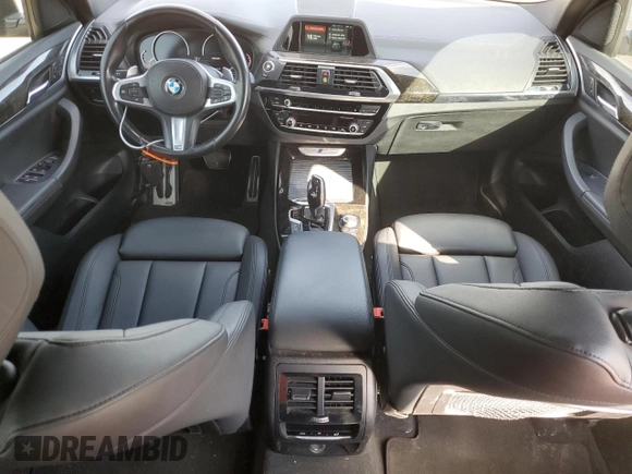 2019 BMW X3 M40i with VIN 5UXTS3C54K0Z05732, listed as a Copart auction lot 45658765 with 103,357 mi miles and Salvage Title. Bid and sale history available at DreamBid. Image 8.