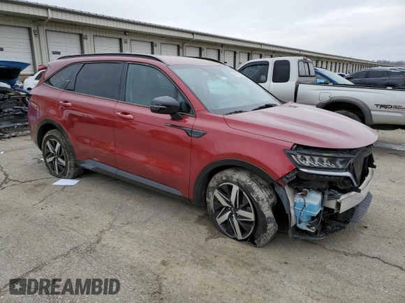 2021 Kia Sorento S with VIN 5XYRL4LC0MG009759, listed as a Copart auction lot 44805165 with 62,590 mi miles and Non Repairable. Bid and sale history available at carsss.com. Image 4.