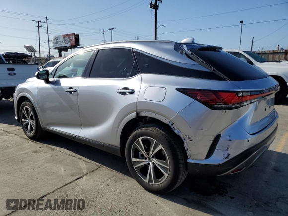 2024 Lexus RX 350 with VIN JTJCHMAA4R2017497, listed as a Copart auction lot 61495545 with 17,711 mi miles and Salvage title. Bid and sale history available at DreamBid. Image 2.
