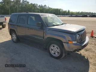 2017 Jeep Patriot Sport with VIN 1C4NJPBA6HD149454, listed as a Copart auction lot 52587805 with 99,039 mi miles and Salvage Title. Bid and sale history available at carsss.com. Image 4.