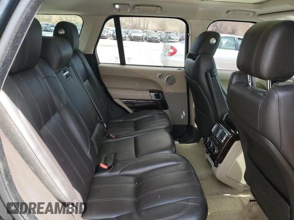 2014 Land Rover Range Rover Supercharged with VIN SALGS2TF8EA195067, listed as a Copart auction lot 53537105 with 131,368 mi miles and Salvage Title. Bid and sale history available at DreamBid. Image 10.