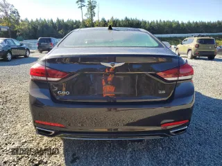 2019 Genesis G80 3.8L with VIN KMHGN4JE6KU288907, listed as a Copart auction lot 76422094 with 60,735 mi miles and Salvage Title. Bid and sale history available at carsss.com. Image 6.