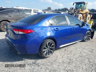 2021 Toyota Corolla SE with VIN JTDS4MCE2MJ058591, listed as a IAAI auction lot 41939583 with 81,866 mi miles. Bid and sale history available at carsss.com. Image 4.