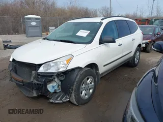 2012 Chevrolet Traverse LS with VIN 1GNKRFED2CJ413878, listed as a IAAI auction lot 41693944 with 217,766 mi miles and . Bid and sale history available at DreamBid. Image 2.