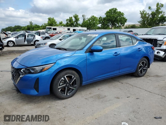 2024 Nissan Sentra SV with VIN 3N1AB8CV8RY220416, listed as a Copart auction lot 58058615 with 15,813 mi miles and Salvage title. Bid and sale history available at DreamBid. Image 1.