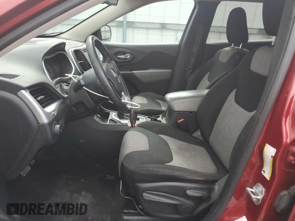 2014 Jeep Cherokee Latitude z VIN 1C4PJLCS3EW168536, wystawiony jako Copart lot #54661085 z przebiegiem 97 094 mil mil oraz Szkoda całkowita • Salvage title. Historia ofert i sprzedaży dostępna na DreamBid. Obrazek 7.