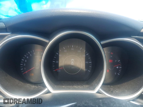 2015 Kia Optima EX with VIN 5XXGN4A71FG446118, listed as a Copart auction lot 61590675 with 120,577 mi miles and Salvage title. Bid and sale history available at DreamBid. Image 9.
