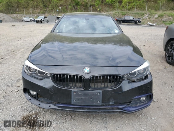 2018 BMW 4 Series 430i xDrive with VIN WBA4J3C59JBG95866, listed as a Copart auction lot 55706335 with 54,253 mi miles and Clean Title. Bid and sale history available at carsss.com. Image 5.