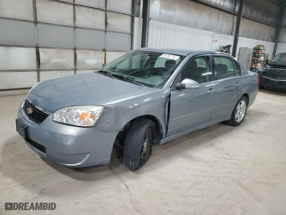 2007 Chevrolet Malibu LT w/1LT with VIN 1G1ZT58F97F296317, listed as a Copart auction lot 89260745 with 103,818 mi miles and Salvage Title. Bid and sale history available at carsss.com. Image 1.