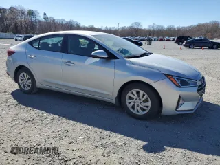 2019 Hyundai Elantra SE with VIN 5NPD74LF6KH486002, listed as a Copart auction lot 49592245 with 74,184 mi miles and Salvage Title. Bid and sale history available at DreamBid. Image 4.