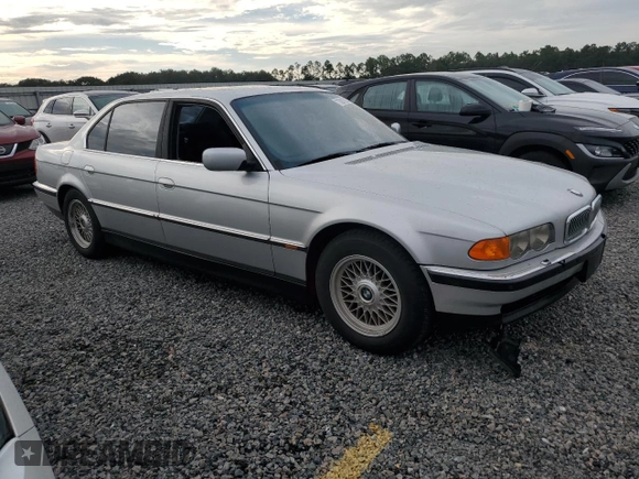 1999 BMW 7 Series 740il with VIN WBAGH8334XDP05816, listed as a Copart auction lot 73872874 with 0 mi miles and Non Repairable. Bid and sale history available at carsss.com. Image 4.