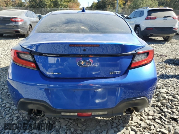 2023 Subaru BRZ Limited with VIN JF1ZDBF12P8703687, listed as a Copart auction lot 77318674 with 12,829 mi miles and Salvage Title. Bid and sale history available at carsss.com. Image 6.