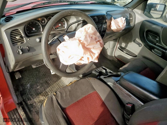 2006 Ford Ranger XL with VIN 1FTYR14U66PA12570, listed as a Copart auction lot 48135595 with 141,454 mi miles and Salvage Title. Bid and sale history available at carsss.com. Image 8.