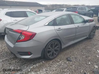 2019 Honda Civic Sedan Sport with VIN 2HGFC2F87KH573858, listed as a IAAI auction lot 40905168 with 49,445 mi miles. Bid and sale history available at carsss.com. Image 4.