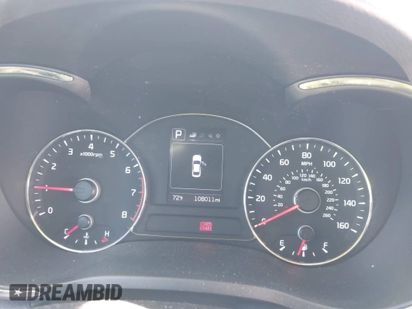 2018 Kia Forte LX with VIN 3KPFL4A73JE181110, listed as a IAAI auction lot 41820802 with 108,011 mi miles. Bid and sale history available at carsss.com. Image 7.