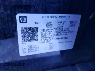 2021 Chevrolet Tahoe Commercial with VIN 1GNSCLED2MR375121, listed as a Copart auction lot 87924825 with 58,016 mi miles and Salvage title. Bid and sale history available at DreamBid. Image 13.