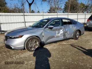2024 Honda Accord EX с VIN 1HGCY1F33RA021043, выставлен на аукционе Copart как лот 88064335 с пробегом 9 005 миль миль и Списание • Salvage title. История ставок и продаж доступна на DreamBid. Изображение 1.