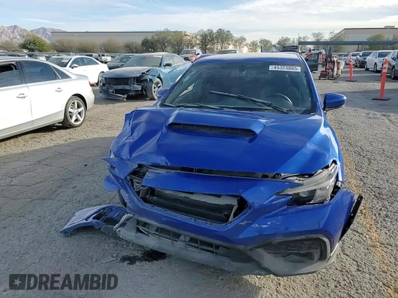 2022 Subaru WRX with VIN JF1VBAA69N9018479, listed as a Copart auction lot 45323865 with 19,959 mi miles and Salvage Title. Bid and sale history available at carsss.com. Image 13.